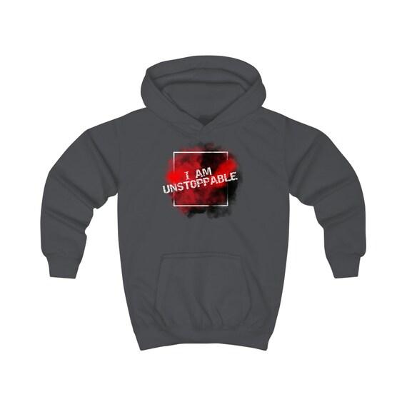 Boys' Kids Hoodie I AM UNSTOPPABLE 