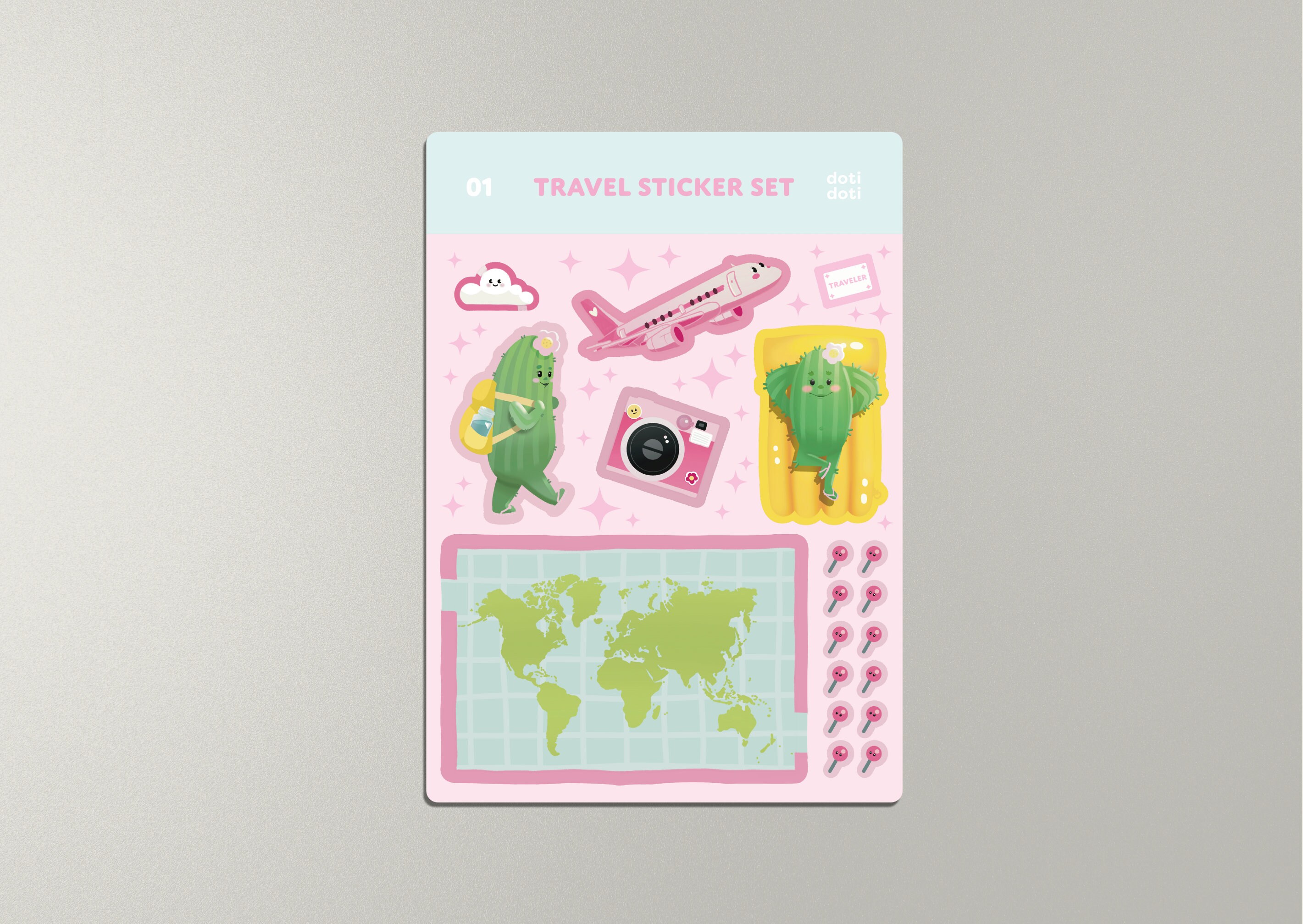 Reise-Sticker, Objekte Einschließlich: aufkleber & eben - Envato Elements