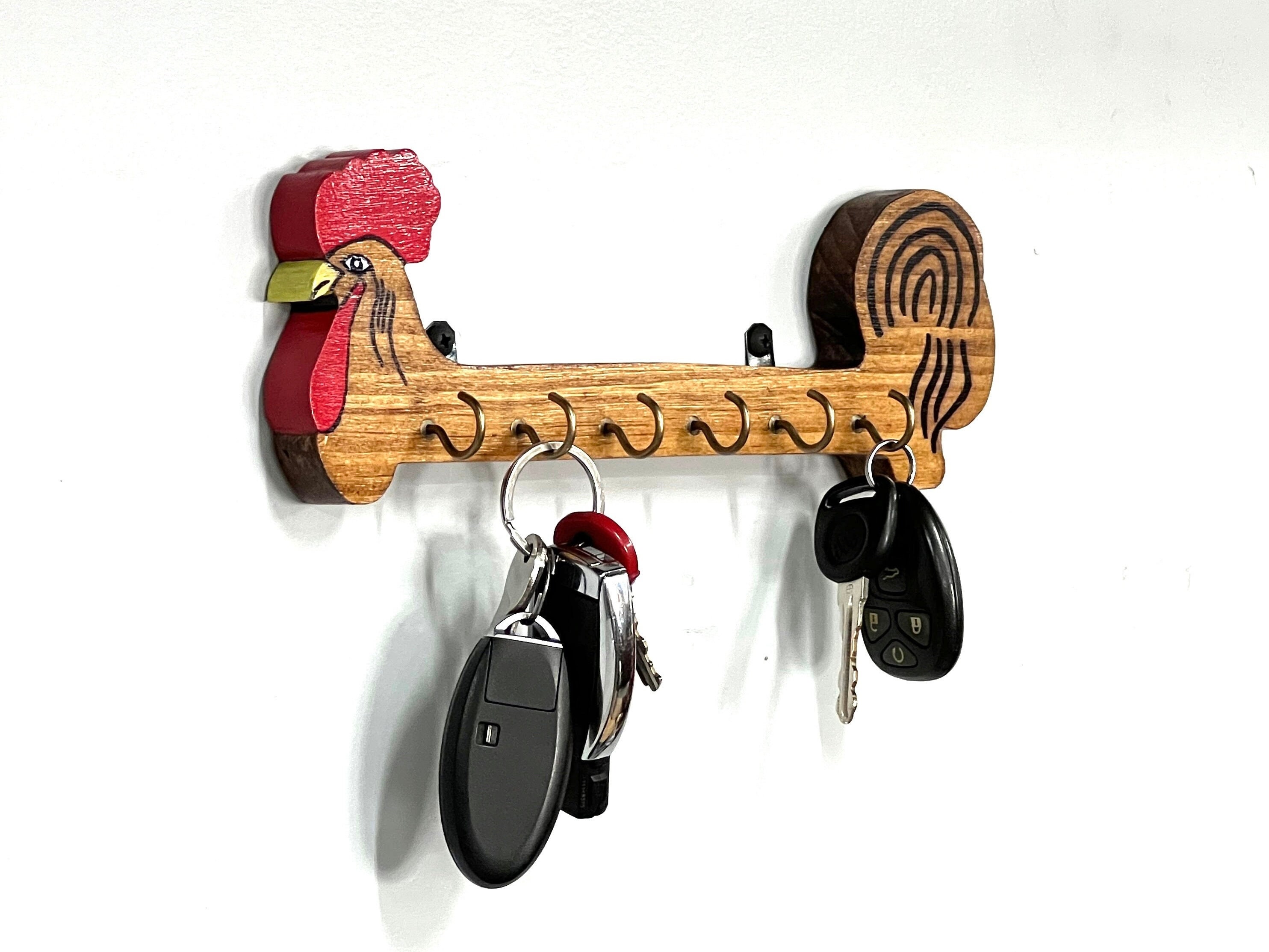 Roaster Key Rack Rooster Key Holder - Etsy