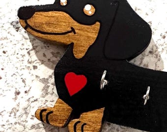 Dachshund Dog Key Holder