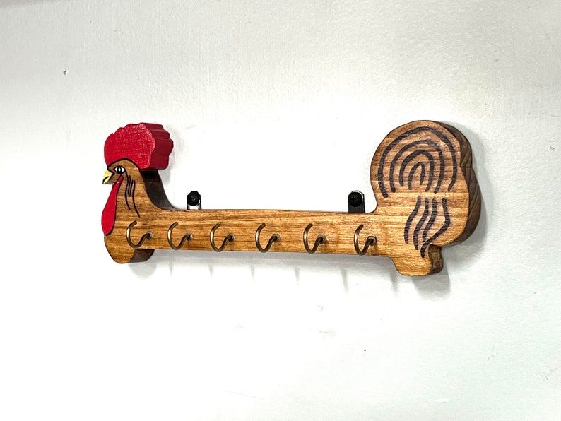 Roaster Key Rack Rooster Key Holder - Etsy
