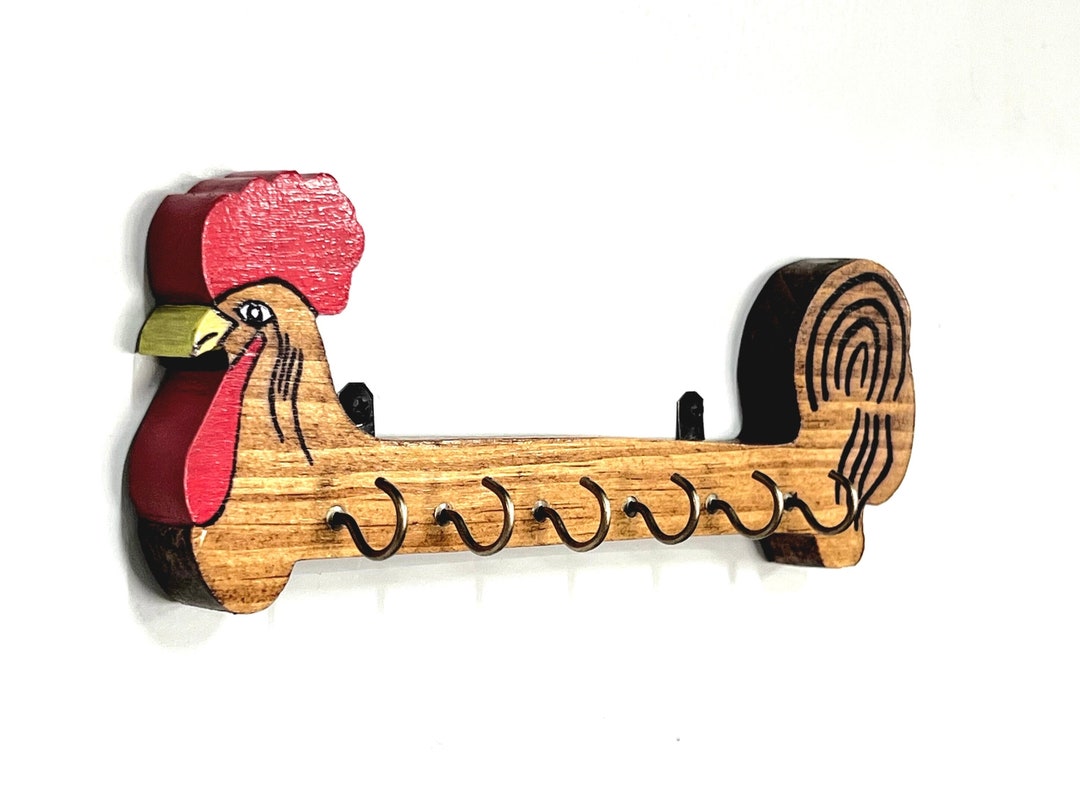 Roaster Key Rack Rooster Key Holder - Etsy