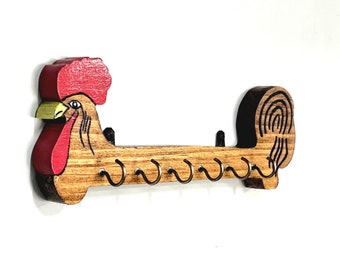 Rooster key holder