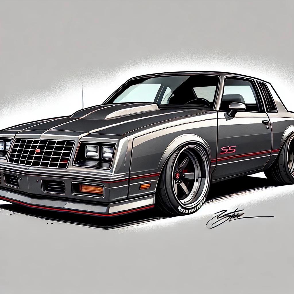 1986 Chevrolet Monte Carlo SS Etsy