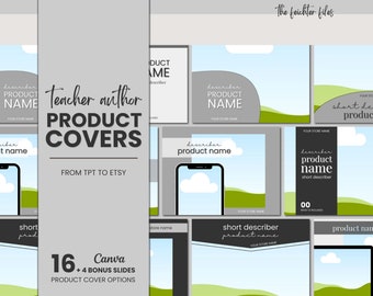TPT to Etsy Product Covers | Canva Templates (Digital Download)