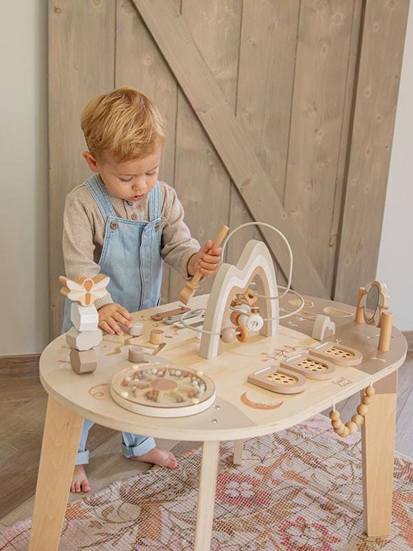 Montessori Holz-Sortierspiel Ab 1 Jahr – 16 Bunte Stäbe, Motorikspielzeug, In Box Mit Tasche