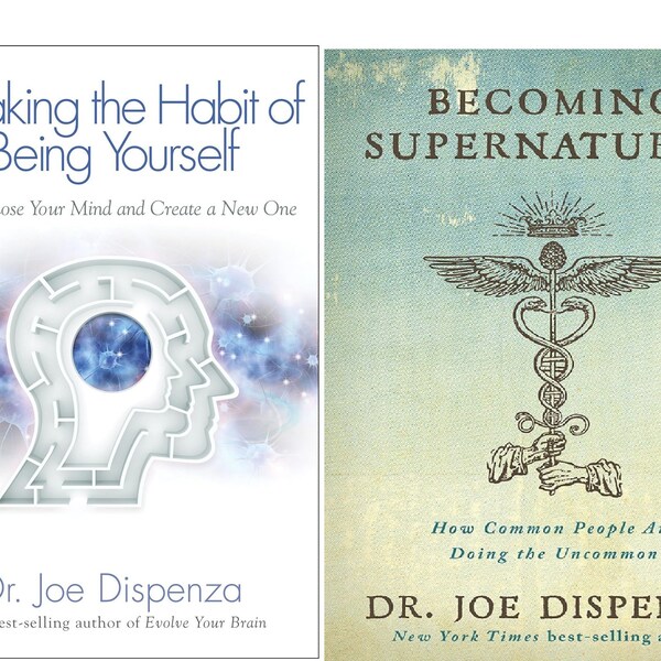 Set of 2 book by Joe Dispenza (Breaking The Habit of Being Yourself +becoming