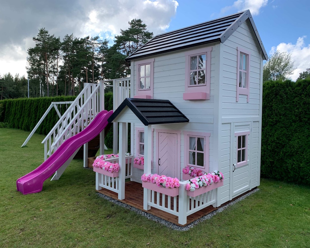 Kids Outdoor Playhouse Princess Etsy