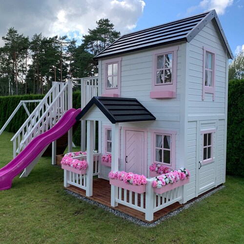 Kids Outdoor Playhouse Princess Etsy