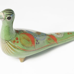 Mexican Folk Art Ceramic Pigeon Sculpture