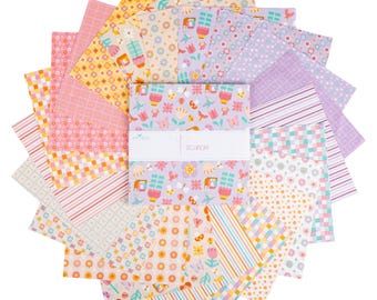 Patchwork 10 Inch Stacker, 42 Pcs.