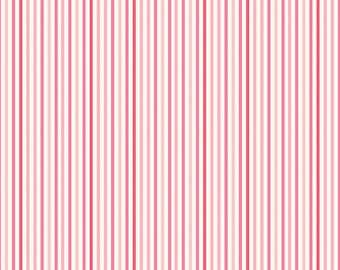 Patchwork Stripes Pink by the yard -12.60/yard
