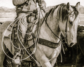 Fine Art Photography, Western Print, Cowboy Art, Wall Decor, Farmhouse Decor, Western Decor
