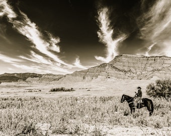 Fine Art Photography, Western Print, Cowboy Art, Wall Decor, Farmhouse Decor, Western Decor