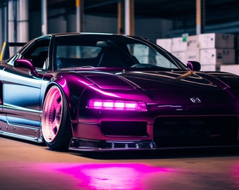 Mesmerizing Purple Candy Paint 1991 Honda NA1 NSX