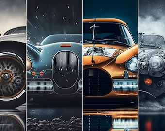 Custom Car Art Print: Unique Digital Car Portrait