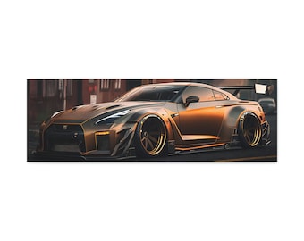 Liberty Walk GTR Art Print: Automotive Photography (Digital Art)