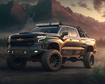 Ultimate Off-Roading 2020 Chevy Silverado In a Mountainous Valley