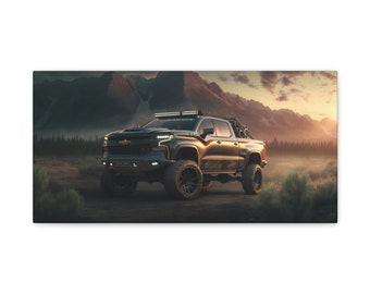 Ultimate Off-Roading 2020 Chevy Silverado In a Mountainous Valley