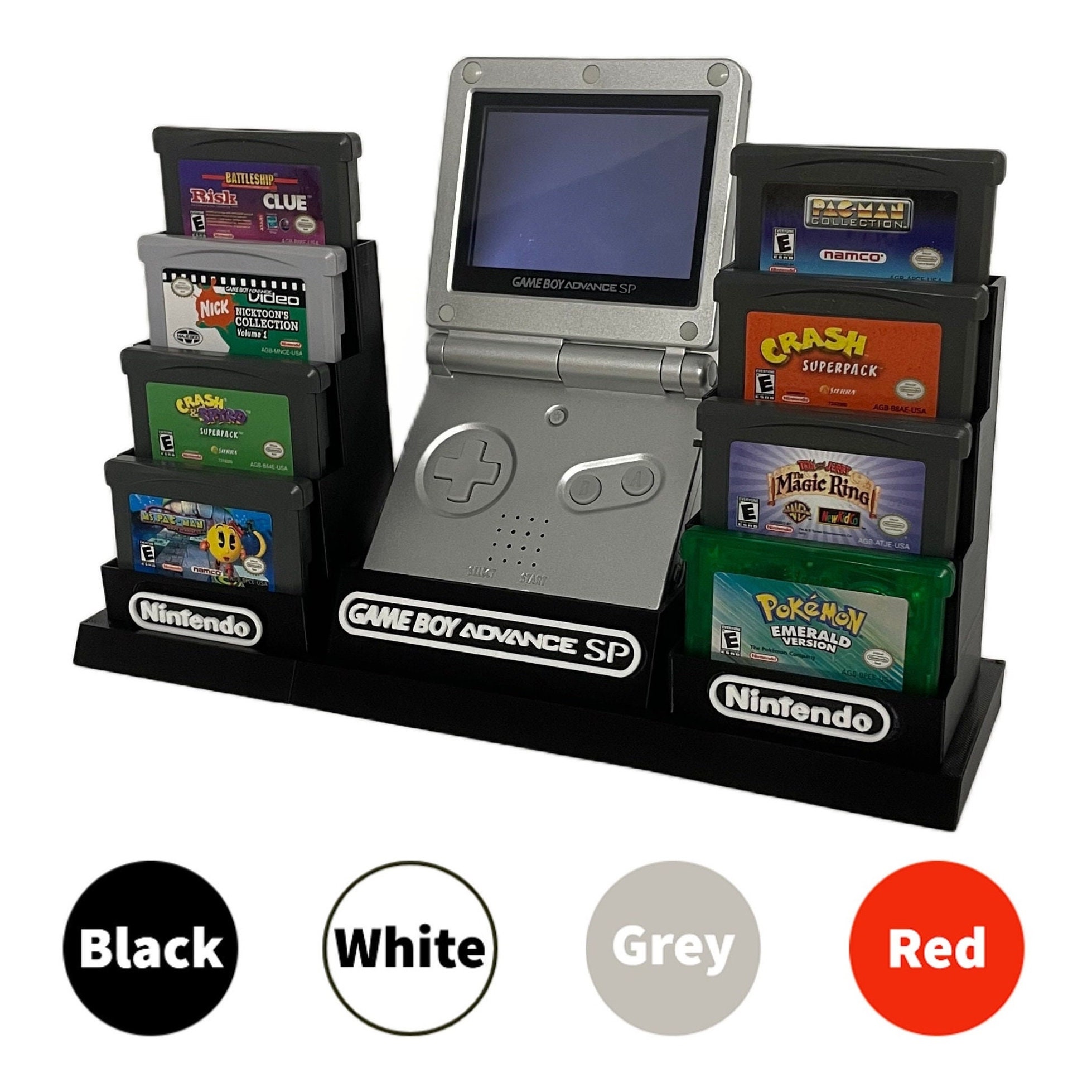 Game Boy Advance SP and 18 Game Display/stand Only customize Etsy
