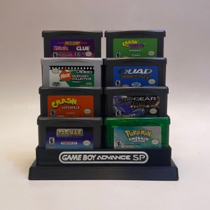 Gameboy Advanced SP Game Cartridge's Display/Stand/Holder (Custom Colors for FREE)
