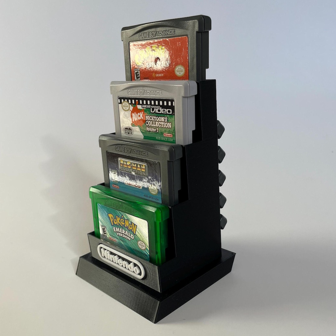 Nintendo Gameboy Advanced SP 9 Game Cartridge Display/stand/holder ...