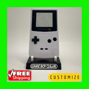 Nintendo Game Boy Color Display/Stand/Holder - DISPLAY ONLY (Customize Colors for FREE)