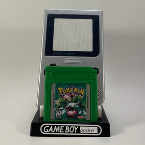 Nintendo Gameboy Pocket & Game Cartridge Display/Stand/Holder - DISPlAY ONLY (Customize Colors for FREE)