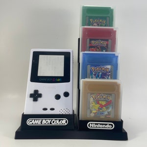 Nintendo Game Boy Color & 9 Game Cartridges in Protective Case&#39;s Stand/Display/Holder - ONLY DISPLAY (Customize Colors For FREE)