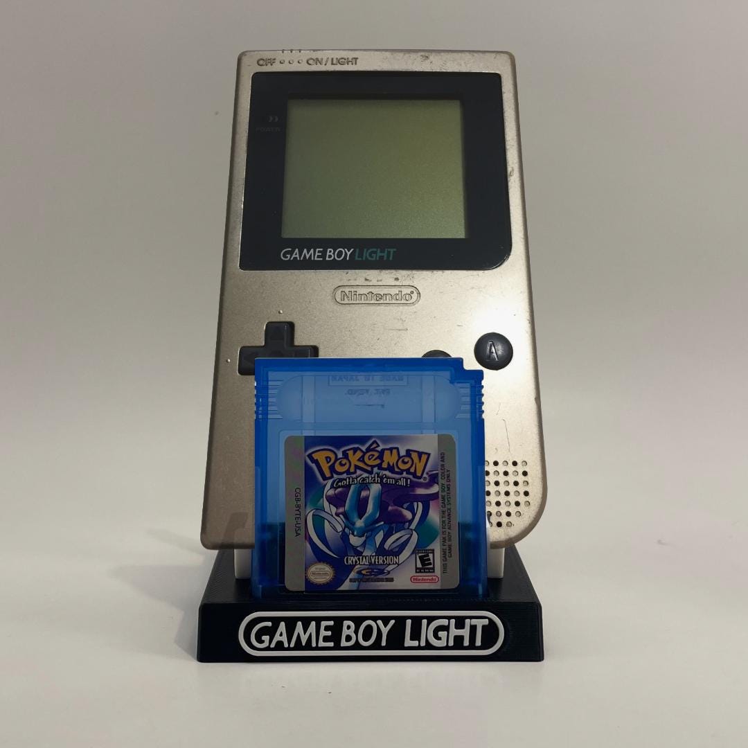Nintendo Game Boy Light With Game Display/stand/holder - DISPLAY ONLY ...