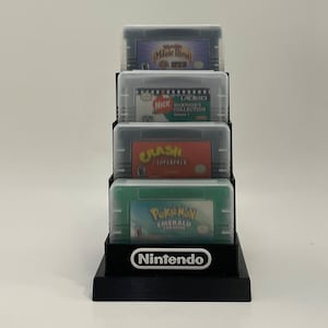 Game Boy Advance SP 9 Came Cartridge Case Display/Stand/Holder - DISPLAY ONLY (Customize Colors for Free)