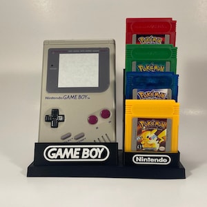 Nintendo Gameboy Original/Classic/DMG and 9 Game Display/Stand - DISPLAY ONLY (Customize Colors For Free)