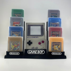 Nintendo Gameboy Original & 18 Games in Protective Case&#39;s Stand/Display - DISPLAY ONLY (Customize Colors)