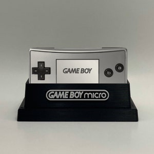 Nintendo Game Boy Micro System Display/Stand/Holder - DISPLAY ONLY (Customize Colors for FREE)