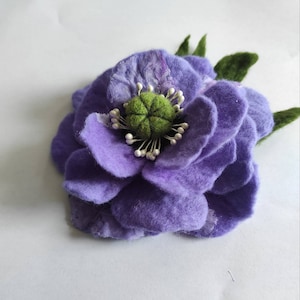 Anstecknadel, Filzblume Brosche, Filzblume, Anstecknadel, Filzblume, Fliederbrosche, Anstecknadel, Hochzeitsbrosche, Ansteckblume, Geschenkfrauen