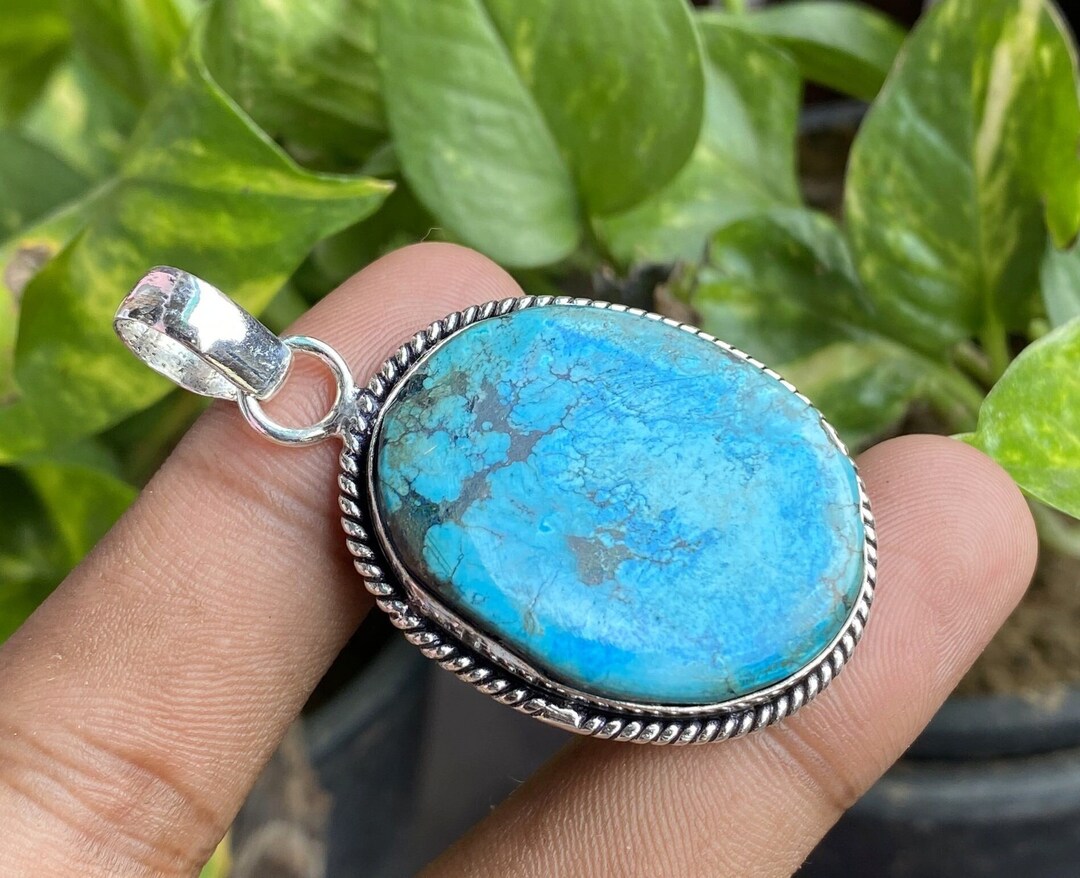 Sleeping Beauty Turquoise Pendant main image 1