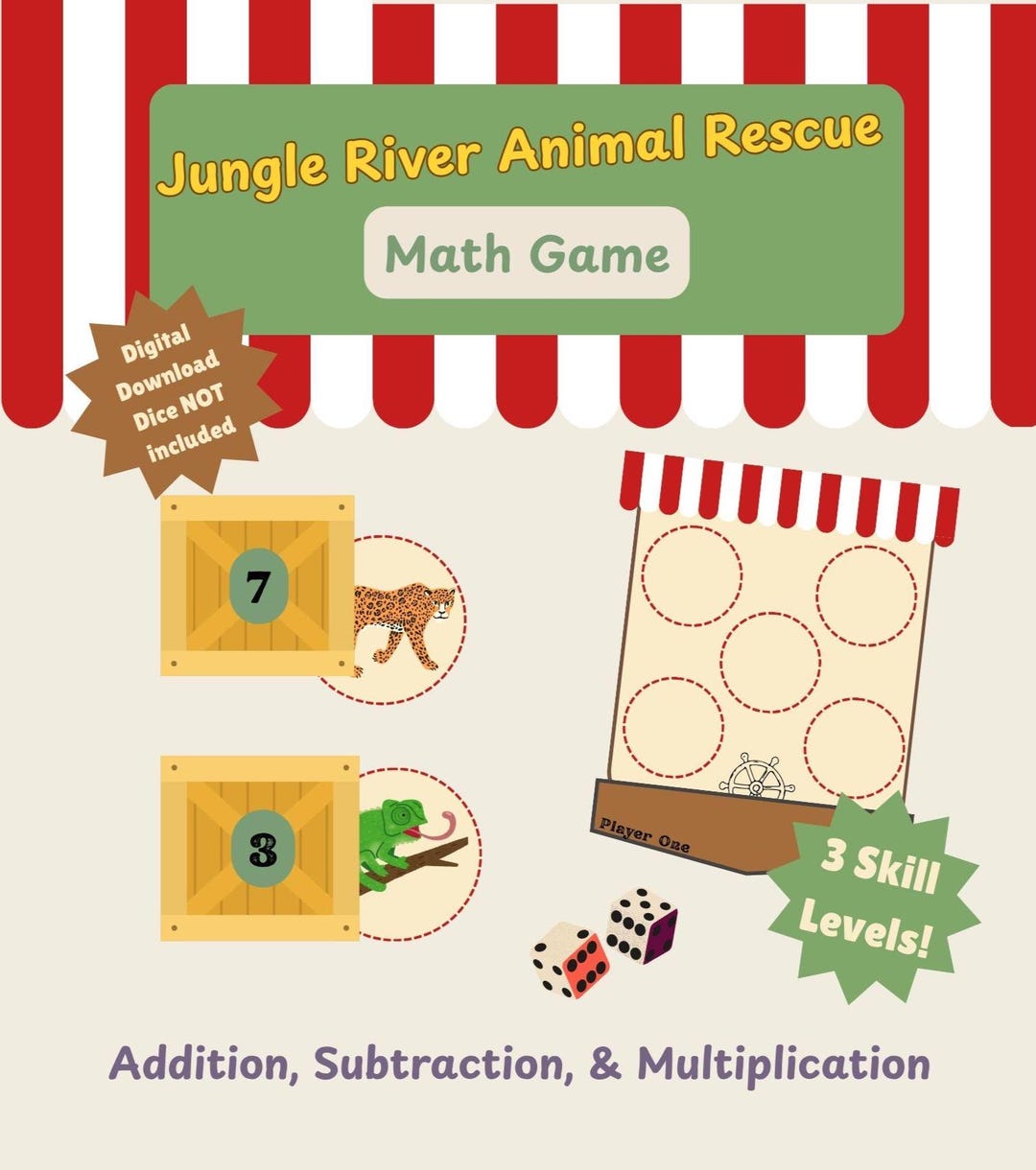 Jungle River Cruise Disney Inspired Learning / Kindergarten /1st Grade ...