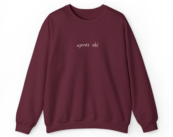 Après-ski sweatshirt met ronde hals