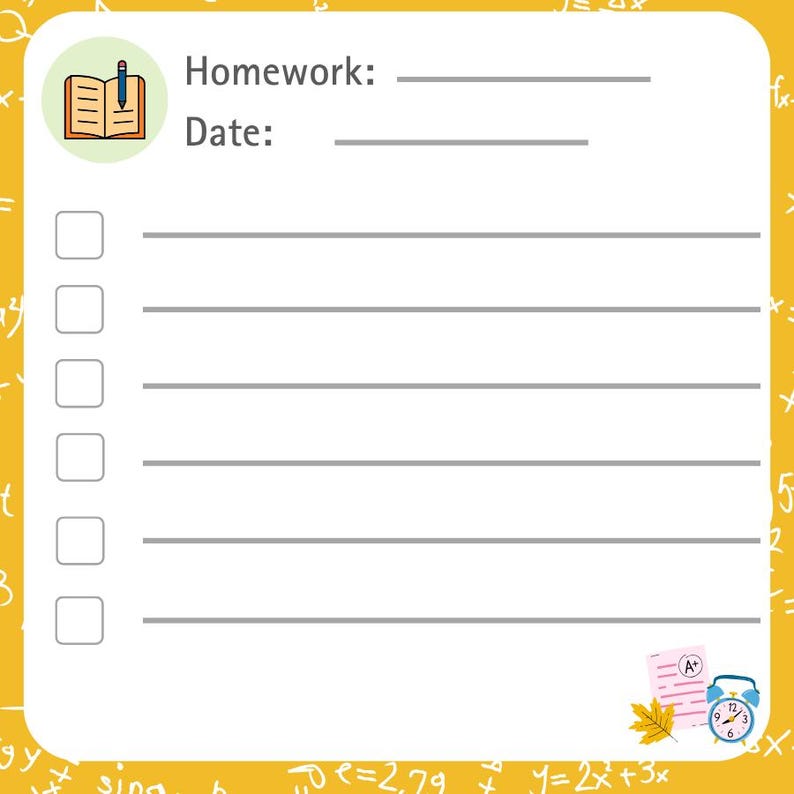 Student Sticky Notes | Student Digital Planner Bundle | Sticky Notes ...