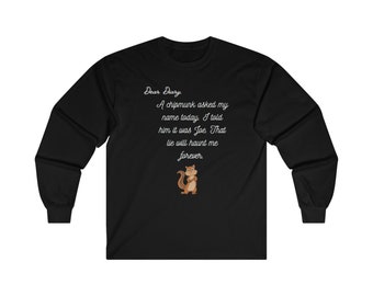 Dear Diary Unisex Ultra Cotton Long Sleeve Tee