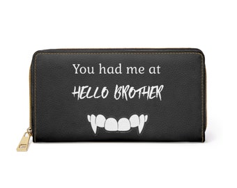 Cartera con cremallera Hello Brother