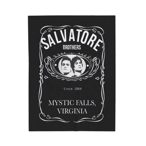 Salvatore Brothers Since 1864 Velveteen Plush Blanket