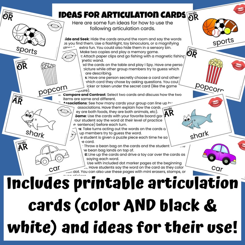 R Articulation Worksheets Printable Speech Therapy Homework Packet of Activities image 4