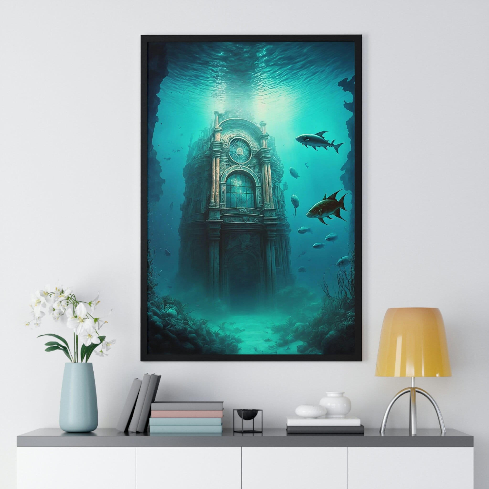 Atlantis, Fantasy Decor, Game Room Decor, Dungeon Room Decor, Fantasy  Kingdom, Art by Dominique Van Velsen 
