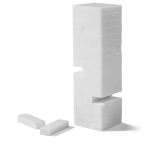 White Acrylic Tumble Tower