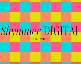 Multi Color Checker Seamless Pattern | Multi Checker | Summer Checker Seamless File | Seamless Design | Checker Pattern | Checkered Pattern