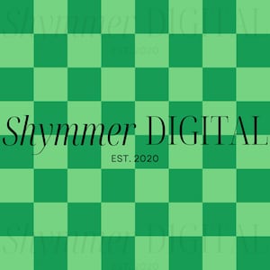 Two Tone Green Checker Seamless Pattern | Dark Green Light Checker | Seamless File | Seamless Design | Checker Pattern | Checkered Pattern