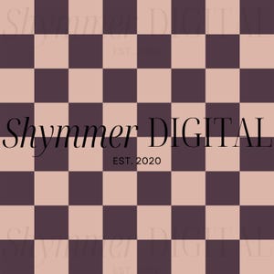 Two Tone Brown Checker Seamless Pattern | Brown Designer Checker | Seamless File | Seamless Design | Checker Pattern | Checkered Pattern