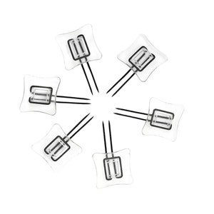 Rug Settlers Rug Pins Pack of 6 Rug Anchors Secure a Rug Over a Rug Anti Slip Pins for mats Runners Plastic Sheets and Throws