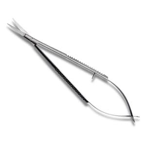 Micro-Schere 4.5 "Gerade Castroviejo Stich schneiden Embroidery Spring Action Extra Sharp Squeeze Schere von ARTMAN